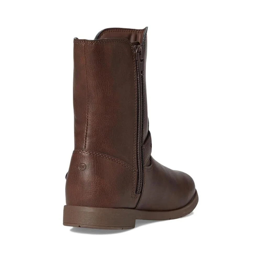 Stride Rite SR Lizz CG039001 Boots Kids Brown Leather Mid Calf Western ZOGG698